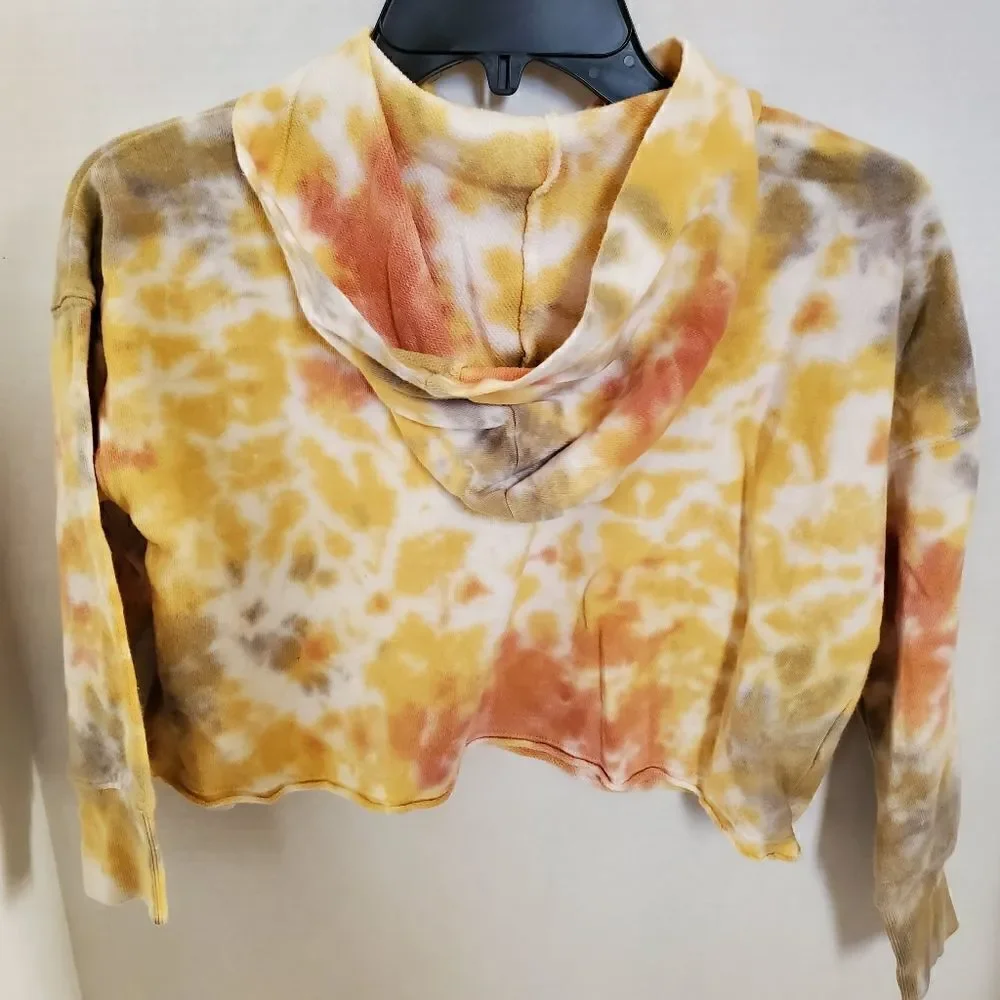 Cute little girl cropped hoodie